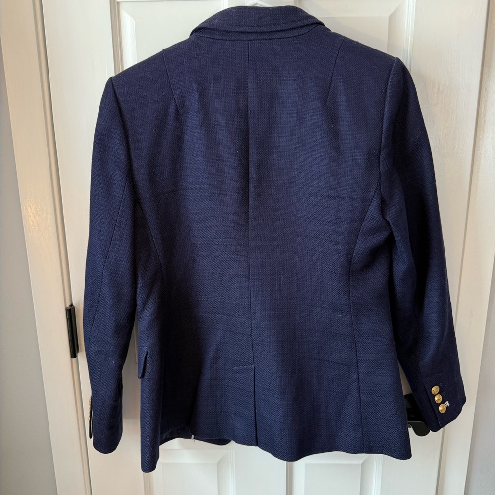 Banana Republic Dark Blue Blazer with Gold Buttons - Picture 4 of 6